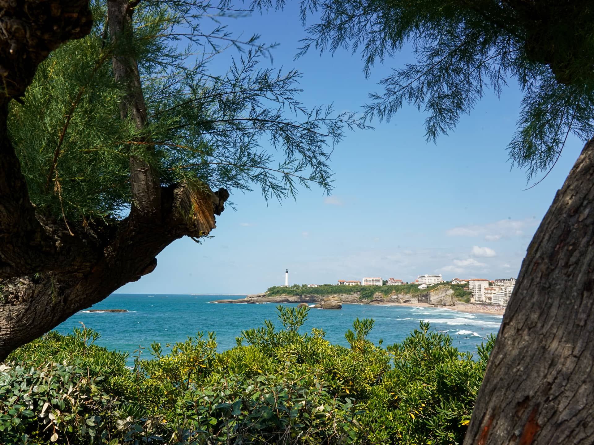 côte basque Biarritz paysage