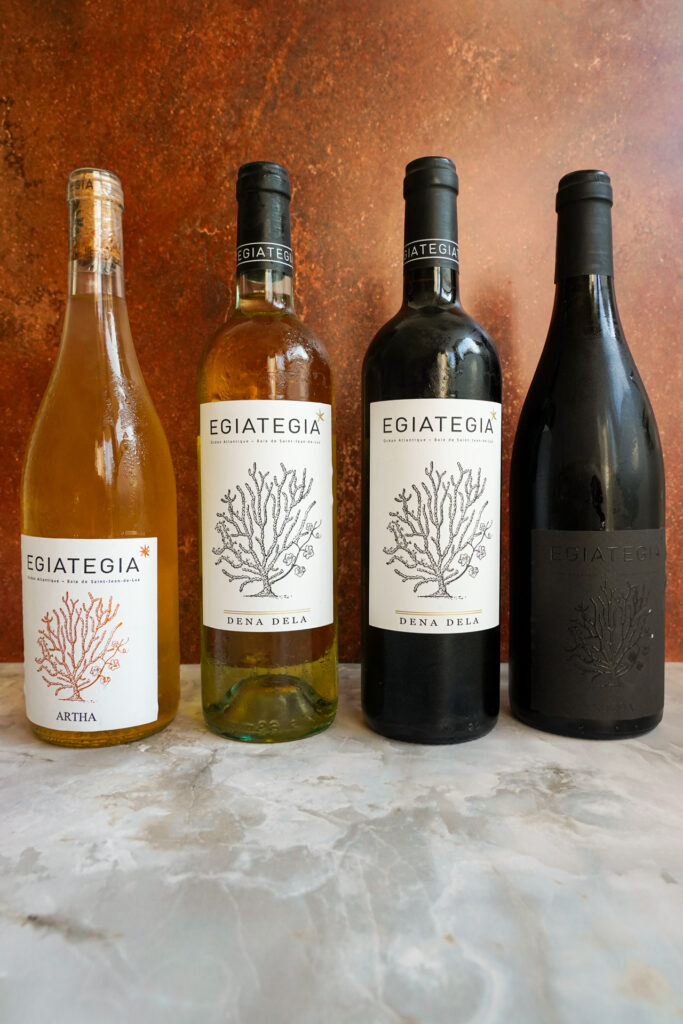 egiategia bouteilles vins vinification sous-marine